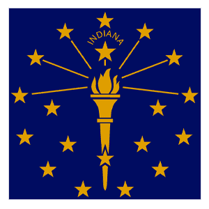 Indiana flag icon